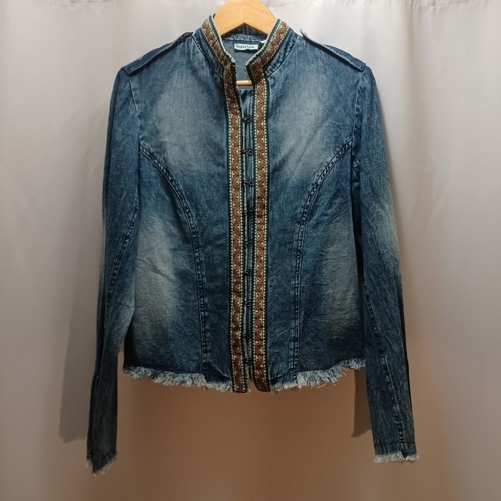 Nostalgia Women's Jean thin jacket Medium